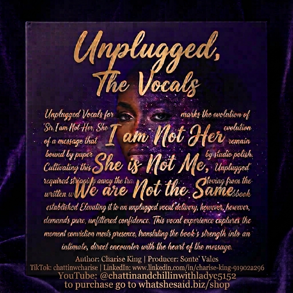 Back cover of Unplugged, The Vocals