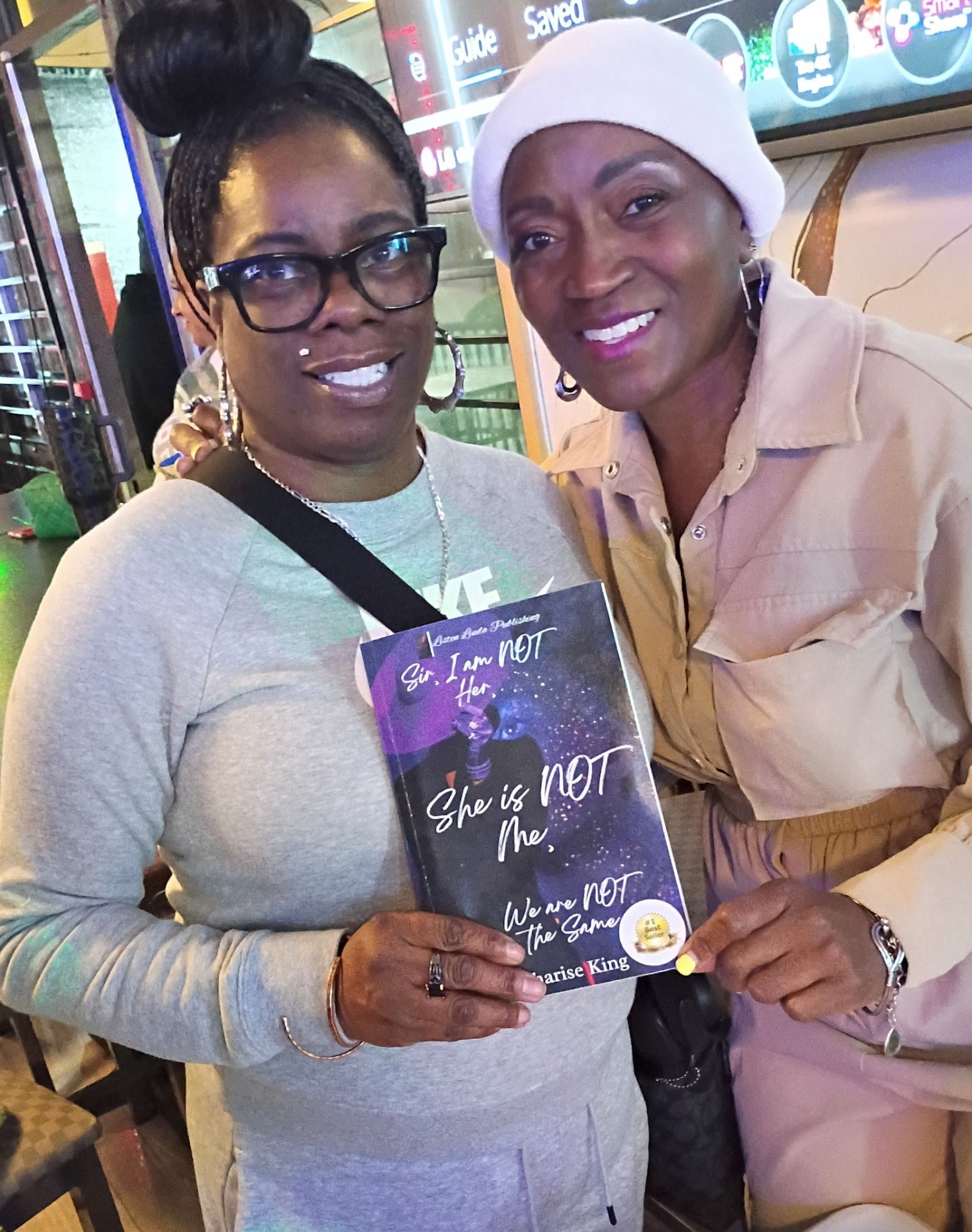 A reader & her copy